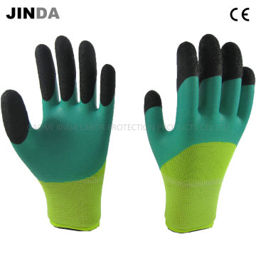 Guantes de trabajo de protección de trabajo de protección de trabajo de espuma de látex (NH303)